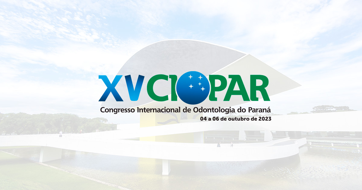 banner do Congresso Internacional de Odontologia do Paraná