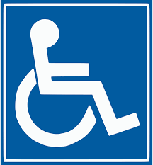 placa de pessoas com deficiência