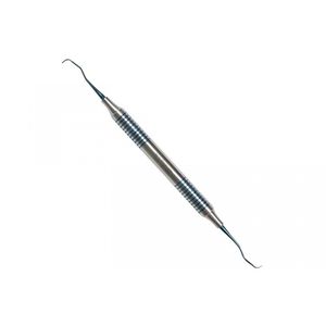 Tipo de instrumentos da periodontia: uma curetas universal