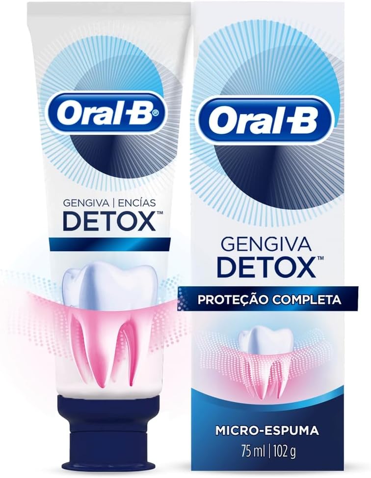 creme dental da oral-b: gengiva detox