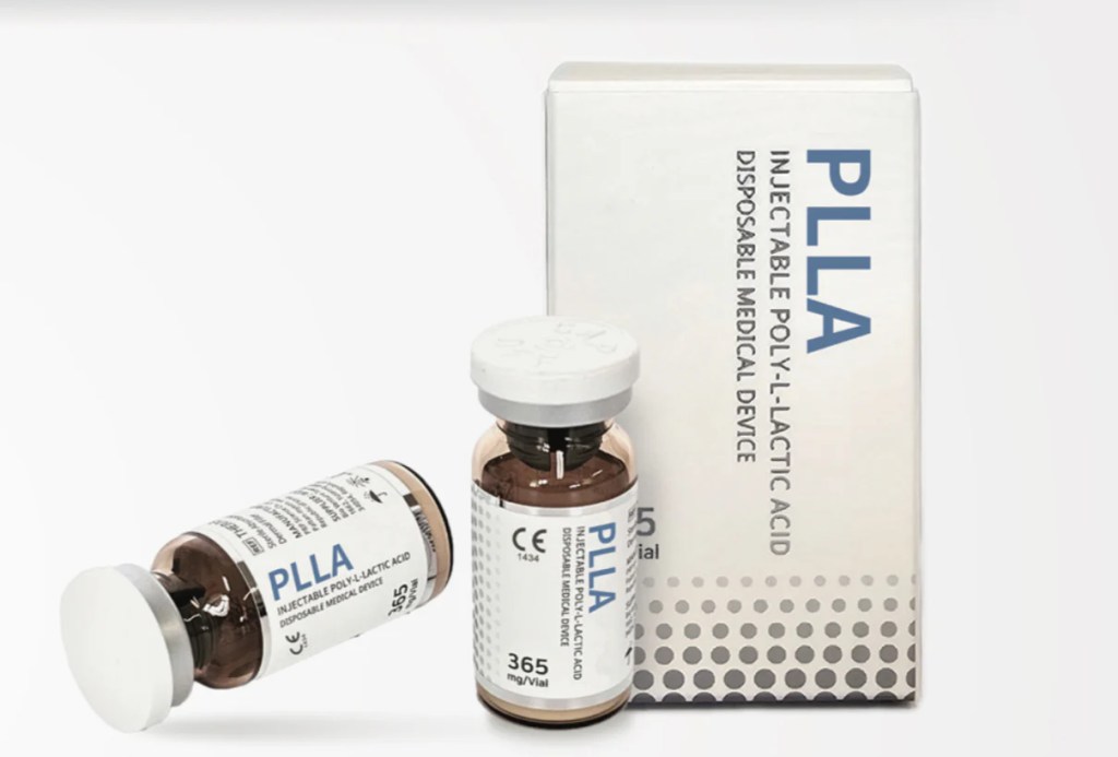 Dois frascos de Bioestimulador de Colágeno do tipo PLLA.